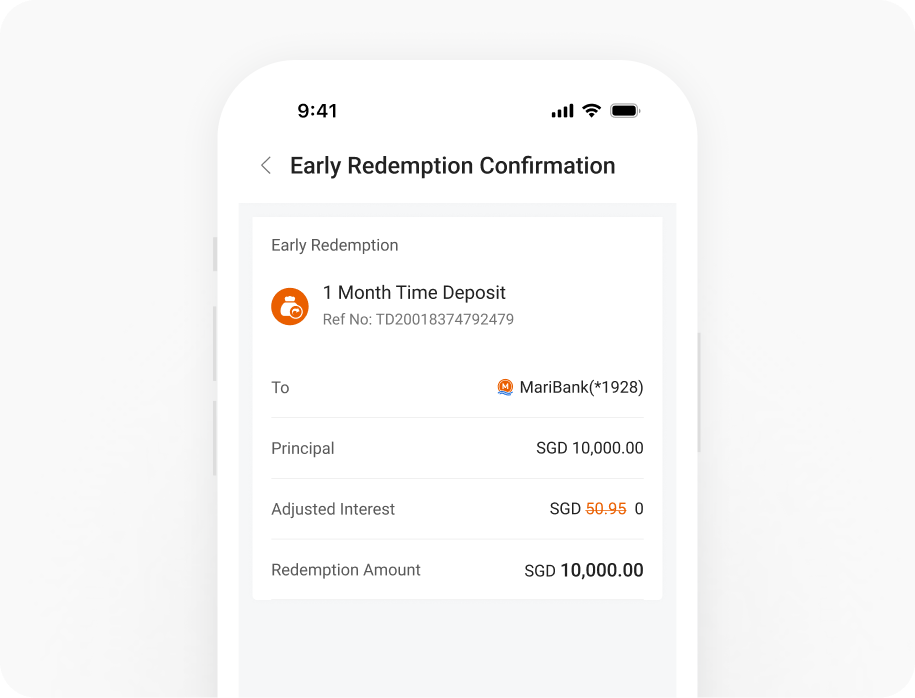 Withdraw Anytime with no early withdrawal fees.