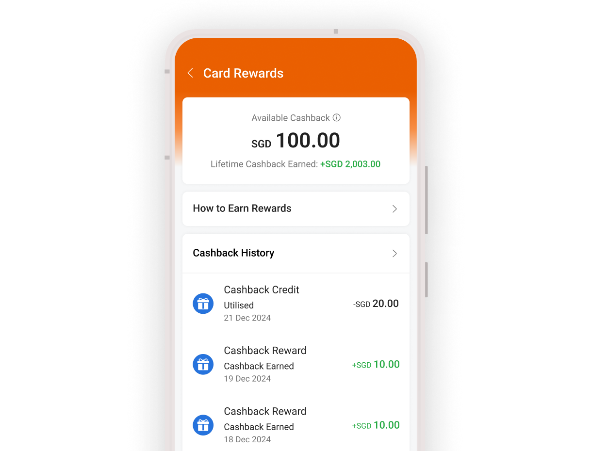 0.5% Unlimited Cashback on local spend