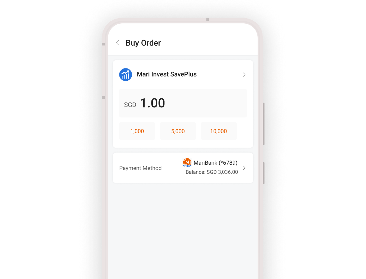 Start investing from S$1