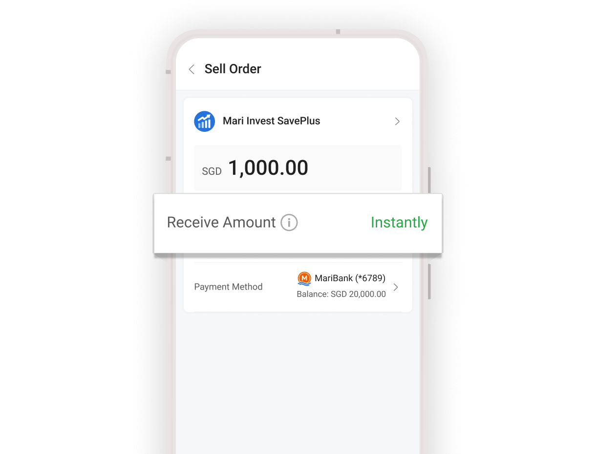 Invest and withdraw anytime you need