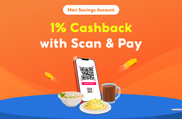 <p>Get 1% cashback when you Scan &amp; Pay to NETS SGQR merchants</p>